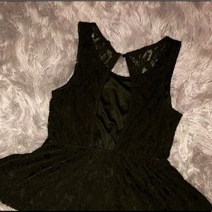 Cute dressy black lace top